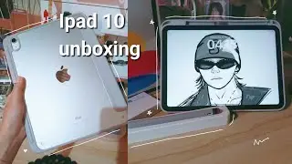 📦 Ipad 10th gen unboxing aesthetic + apple pencil alternative (Goojodoq) + accessories | ASMR 🍎🍀