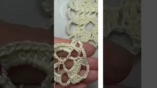 Openwork square crochet motif #shorts