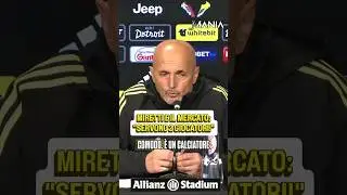 Spalletti parla del calciomercato e blocca Miretti 🗣️💰 #shorts