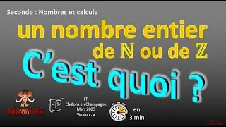 C'est quoi Un nombre entier