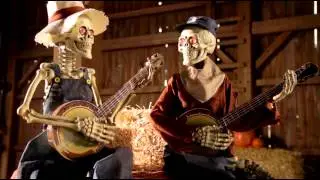 Dueling Animated Banjo Skeletons - Grandin Road