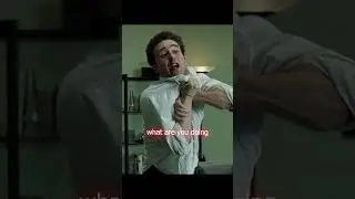 Narrator Fights Himself for Compensation | Fight Club Scene Tyler Durden's Homework #shorts