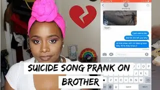 MY FAMILY DON'T CARE ABOUT ME!!! LYRIC PRANK ON BROTHER