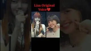 Lisa original Voice 📳 #shorts #ytshorts #viralvideo #lisa #voice #rlshort
