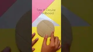 Tried Making Coaster At Home 😱 With Cardboard #youtubeshorts #diy #shorts #craft #5minutecrafts