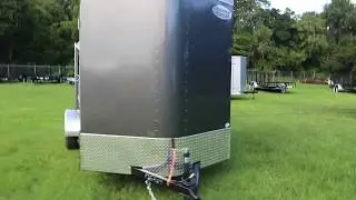 6x12 CHARCOAL Continental Cargo | Enclosed Trailer