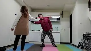 明代王五公太極連環刀-行刀八母法 第五刀 順水求魚