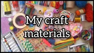 Art and craft materials collection