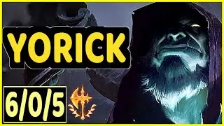 YORICK VS WARWICK - 6/0/5 KDA JUNGLE GAMEPLAY
