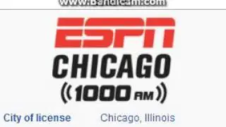 WMVP ESPN Chicago 1000 AM Chicago, IL TOTH ID at 8:00 p.m. 8/23/2014