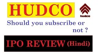 HUDCO IPO Review | HUDCO IPO | IPO in hindi |IPO of stock market| Stock market|IPO|