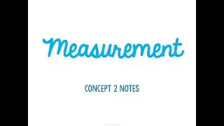 Unit 1 Science Foundations Concept 2 Notes *Updated*