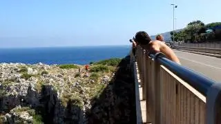 Tuffo incredibile dal ponte del Ciolo | Salento | 08-2011