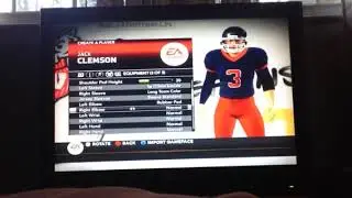 NCAA football 14. The creation of Jack Clemson