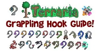Руководство по крюкам в Terraria: создание и сравнение ВСЕХ крюков-кошек! (Лучшие, материалы/реце...