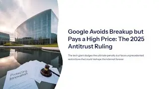 Google Avoids Breakup but Pays a High Price: The 2025 Antitrust Ruling