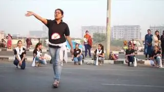 Nukkad natak/street play on say no to drugs and alcohol!