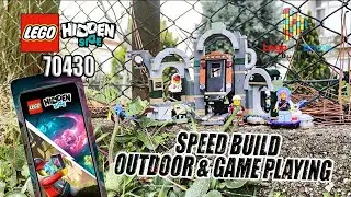LEGO HIDDEN SIDE NEWBURY SUBWAY OUTDOOR PLAYING-REVIEW, SPEED BUİLD AND FREE APP PLAYING