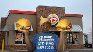 We went to Burger King to try the viral #spongebob meal  #food #review #burger #king #foodie 