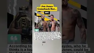 jon jones comeback but not Tom aspinal #ufc #mma #jonjones