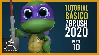Tutorial b&aacute;sico Zbrush 2020 en espa&ntilde;ol ::: Parte 10