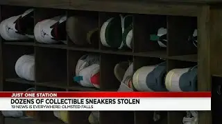 Thieves bust into Olmsted Falls home, steal dozens of collectible sneakers worth thousands