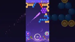 shooting bubbles down!! Bubble pop!! #shorts #gaming