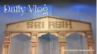 VLOG ; pertama kali ikut event/job makeup, daily vlog.