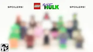 LEGO She-Hulk: Attorney at Law. Витрина минифигурок, изготовленных на заказ!