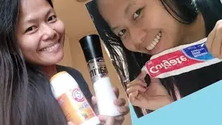 HOW TO WHITEN TEETH USE BAKING SODA  SALT AND TOOTHPASTE  #myown #hongkongLife #ofw