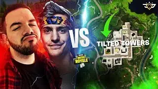 NINJA AND COURAGE VS TILTED TOWERS! THE DUO IS BACK! (Fortnite: Battle Royale)