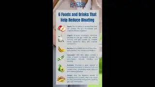 Join Doctor Network to learn about 8 foods and drinks that help reduce bloating!