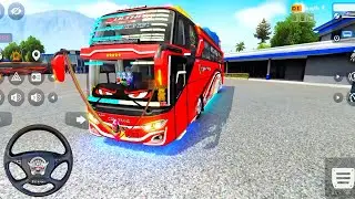 Bus Defa Trans Full Strobo Pasang Cortas 36 Bawa Penumpang Keluar Terminal Full Muatan