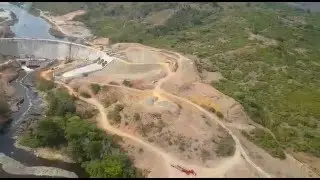 hidroel&eacute;ctrica Barro Blanco en el imponente r&iacute;o Tabasar&aacute;