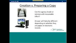 Freedom of Information Law Information Session - 1/20/22
