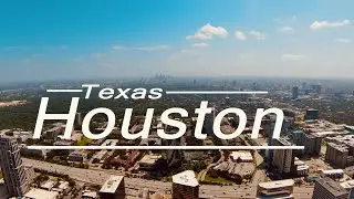 Uptown Houston, Texas - by drone [HD]