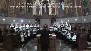 Gabriel Faurè (1845-1924). Ave Maria op. 93 a 2 voci.