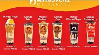 MANGO ROYAL Milkshake #asmr #satisfying #mangoshake 