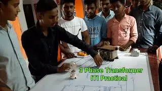 Three phase Transformer star & Delta connection (iti practical )