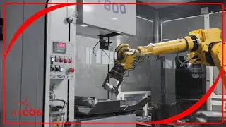 Sistema robotizzato per il taglio di materozze da fusioni di alluminio | Arcos