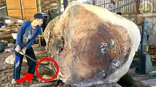 Flaming Monkey pod Wood Like This Will Set Your Sawmill on Fire