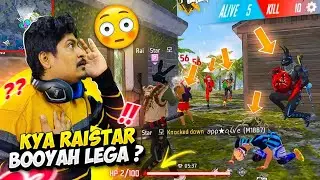 Raistar Last Zone 😱 1v4 OP BOOYAH | Ranked Match Full Gameplay | Free Fire Max 🔥