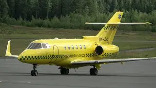 Sun-Air of Scandinavia Hawker 800XP OY-JJC at Tampere-Pirkkala