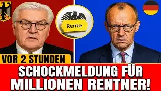 🚨 VOR 2h! RENTEN-NEWS ❗ CDUs neue Steuerpl&auml;ne SCHOCKIEREN Millionen Rentner - Alle Details hier!