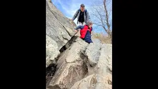 The most challenging hiking trail- Maryland Billy Goat Trail. Rocks on & on, rocks! Rocky Cliff gaps