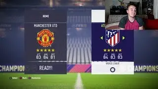 FIFA 18 - Manchester United vs Atletico Madrid PS4 Demo Gameplay