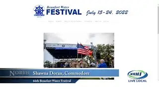 NORTH OF THE BROAD | Shawna Doran: Events & Volunteering | 66th Beaufort Water Festival | WHHITV