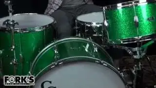 C&C Drum Company Player Date I / Green Sparkle