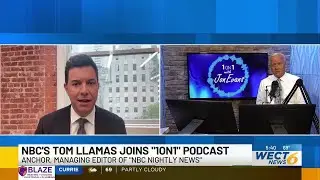 Tom Llamas: Settled in as primary anchor of NBC Nightly News (&ldquo;1on1 with Jon Evans&rdquo; podcast)