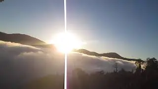 Sunrise from Pink-floyed Resort of  RISHYAP - 2
